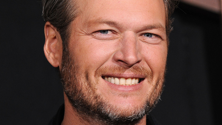 Blake Shelton smiling