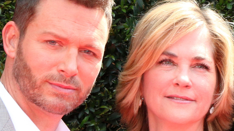 Eric Martsolf and Kassie DePaiva on the red carpet 