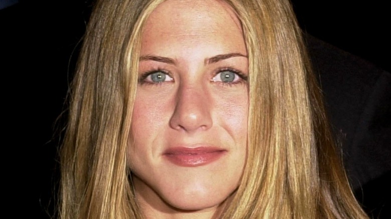 Jennifer Aniston with long hair in 2020