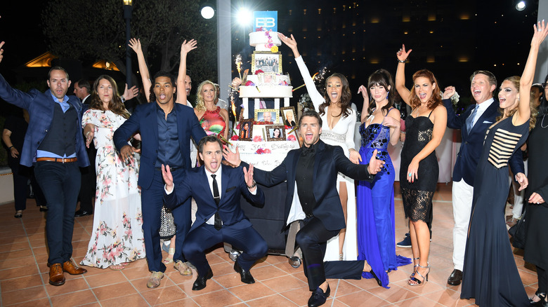 The cast of The Bold and the Beautiful celebrates 30 years.