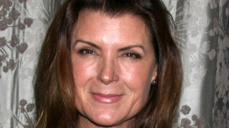 Kimberlin Brown who plays Sheila Carter on The Bold and the Beautiful smiling