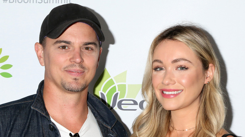 Darin Brooks and Katrina Bowden smiling