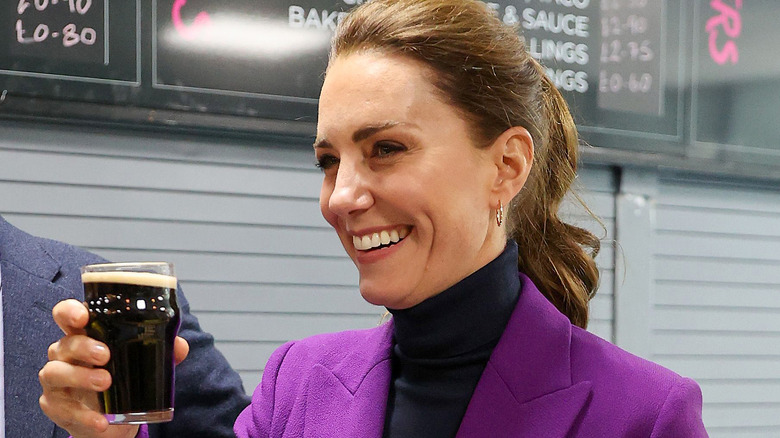 Kate Middleton enjoying a beer 