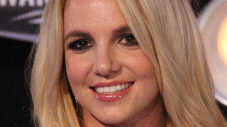 Britney Spears smiling at an event