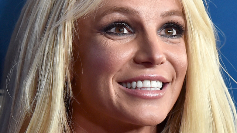 Britney Spear smiling