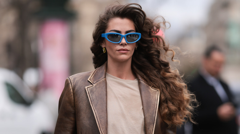 Woman with soft brown balayage