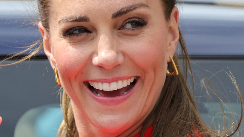 Kate Middleton outside