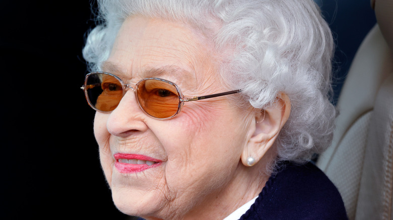 Queen Elizabeth II smiling