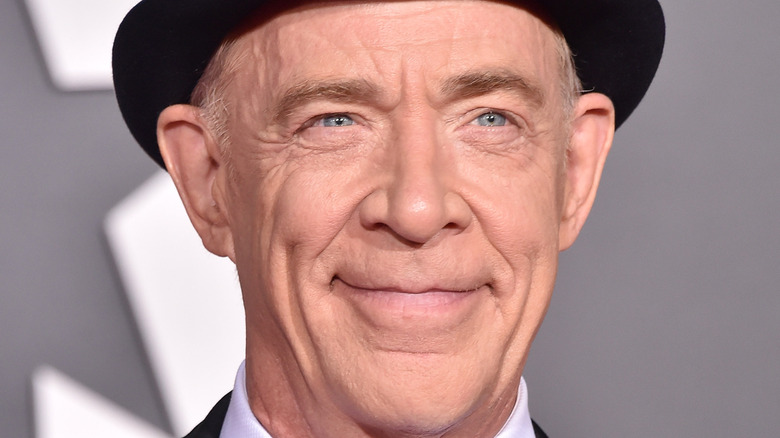 JK Simmons wearing hat