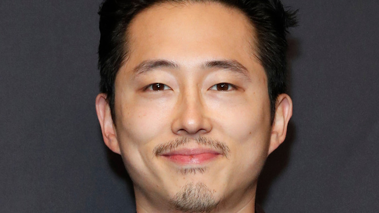 Steve Yeun posing for a picture