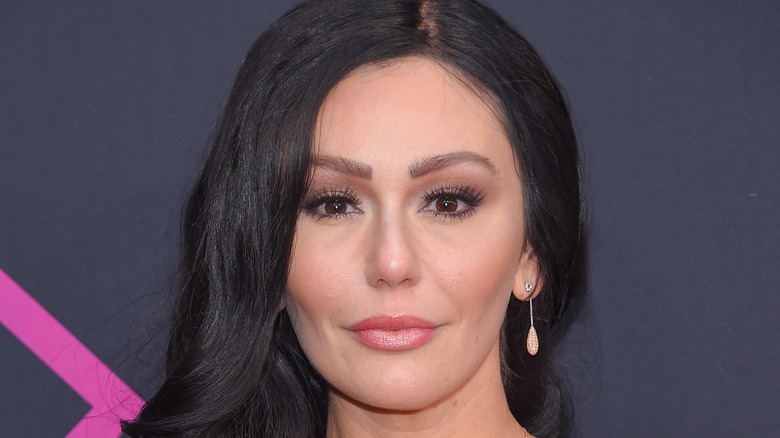 Jenni "JWoww" Farley posing 