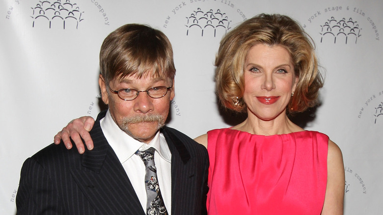 Christine Baranski and Matthew Cowles at the Plaza Hotel in 2009
