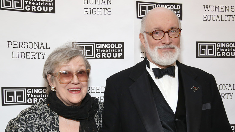 Nancy Lewis and Simon Jones at an event in 2019