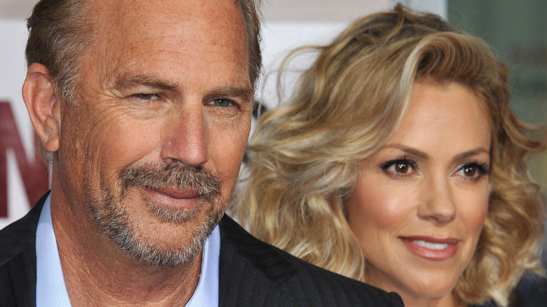 Kevin Costner, wife out and about