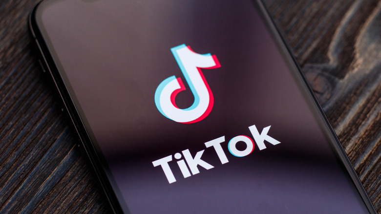 Tiktok on phone 