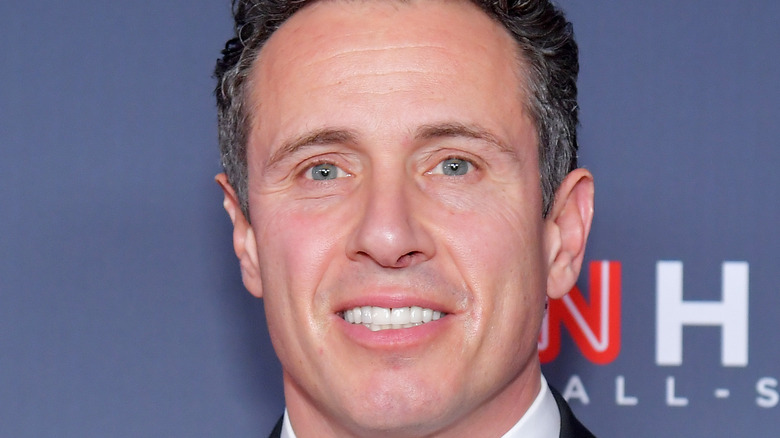 Chris Cuomo poses on the red carpet