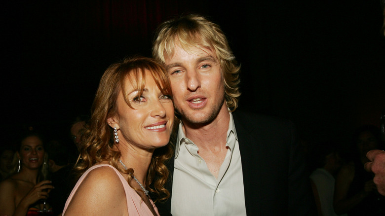 Jane Seymour and Owen Wilson posing