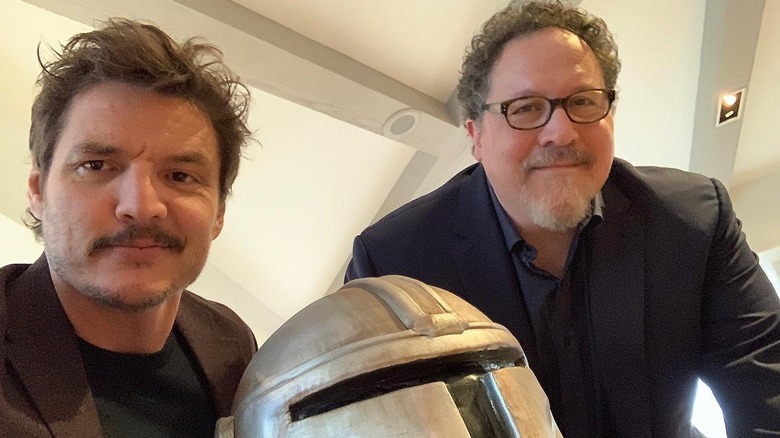 Pedro Pascal and John Favreau