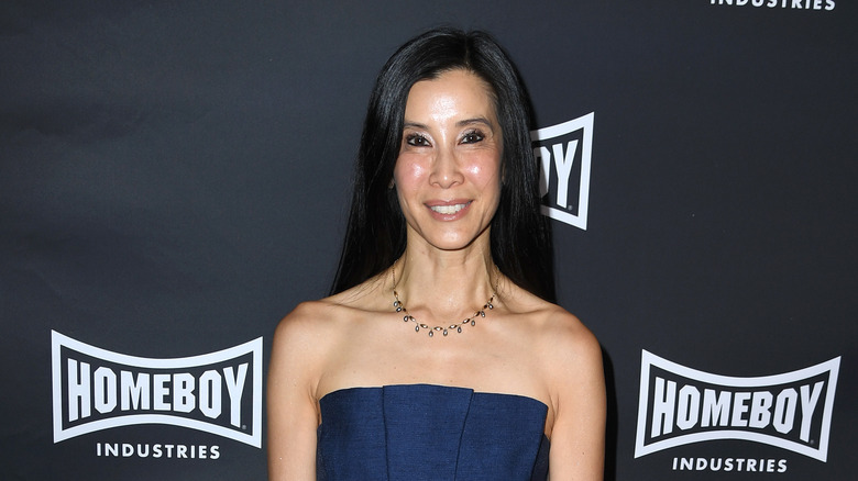Lisa Ling smiling on red carpet