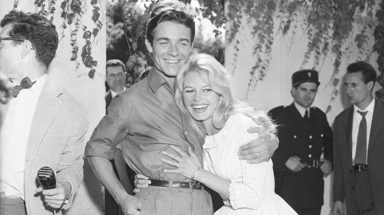 Brigitte Bardot and Jacques Charrier