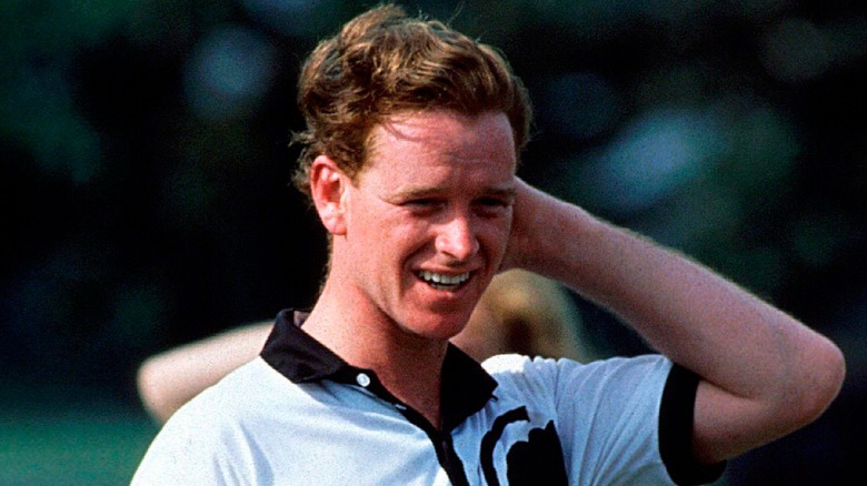 Younger James Hewitt smiling