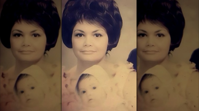 A baby Kimberly Guilfoyle with her mother