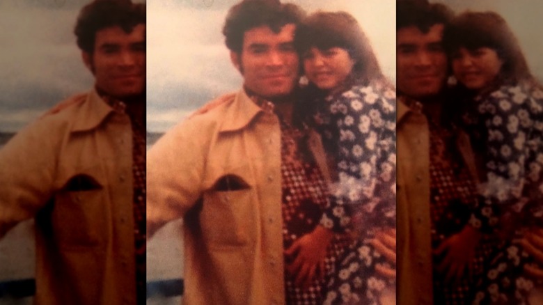 Young Kimberly Guilfoyle with her father, Anthony Guilfoyle
