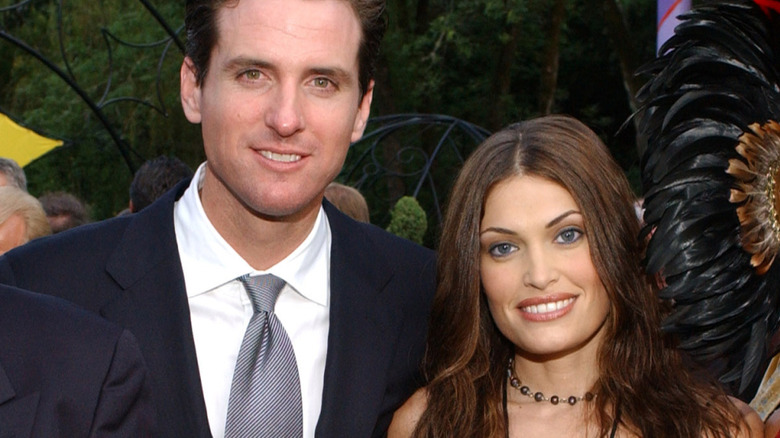 Kimberly Guilfoyle and Gavin Newsom smiling at event