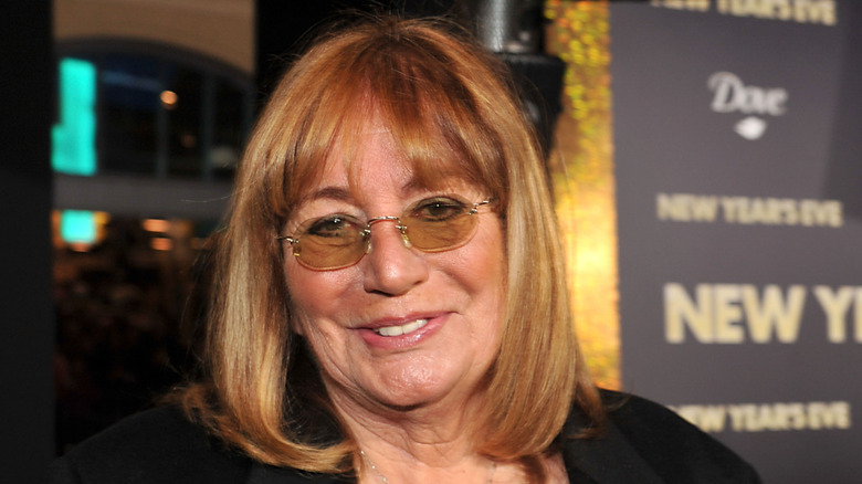 Penny Marshall wearing glasses