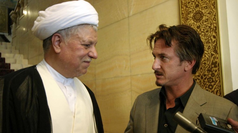 Former Iranian president Akbar Hashemi Rafsanjani interviewed by Sean Penn