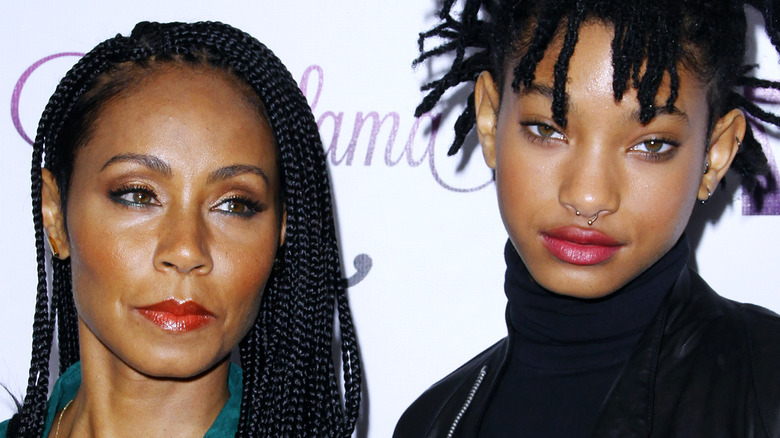 Willow Smith and Jada Pinkett Smith at event