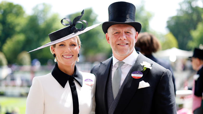 Zara Tindall and Mike Tindall at the 2025 'Ladies Day' of Royal Ascot