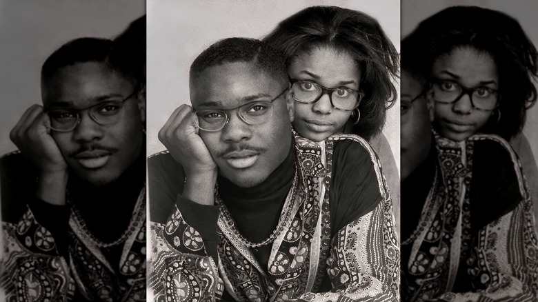 Michelle Thomas with Malcolm-Jamal Warner