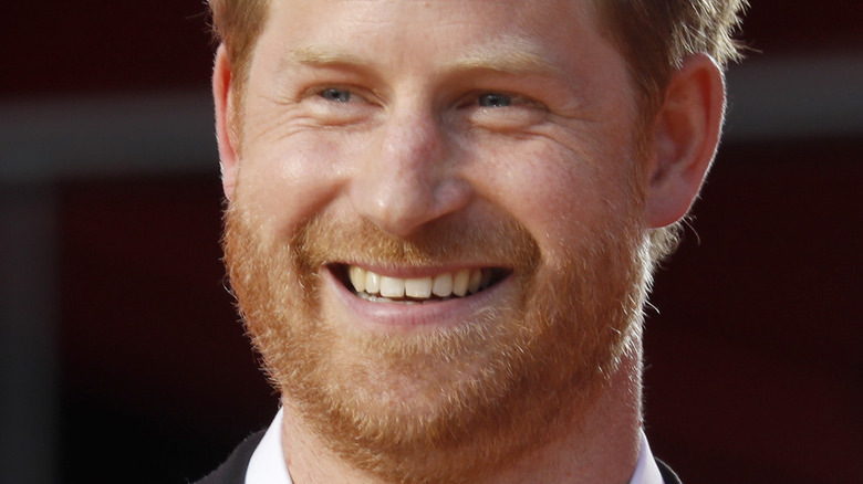 Prince Harry smiling