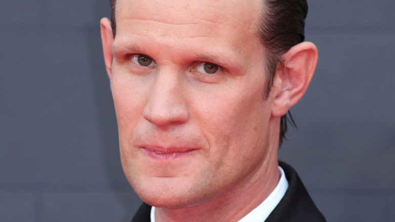 Matt Smith posing on the red carpet