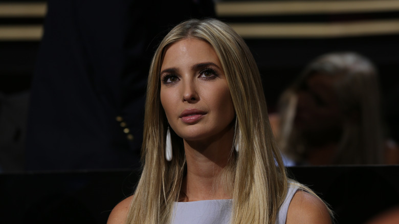 Ivanka Trump staring into the distance 