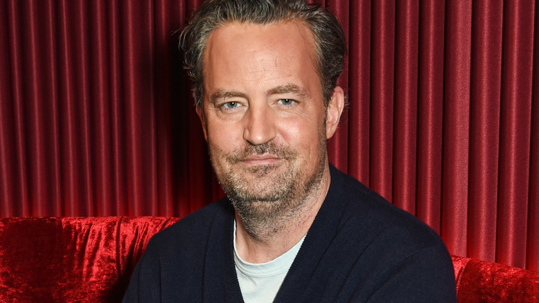 Matthew Perry poses for picture