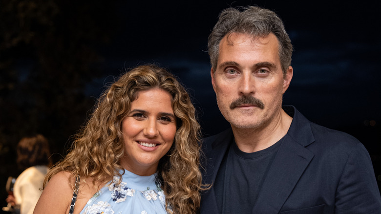 Rufus Sewell and Vivian Benitez at an event