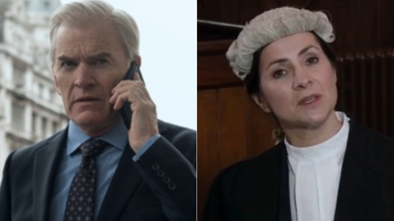 Split of Richard Dillane in The Diplomat and Jayne McKenna in Coronation Street