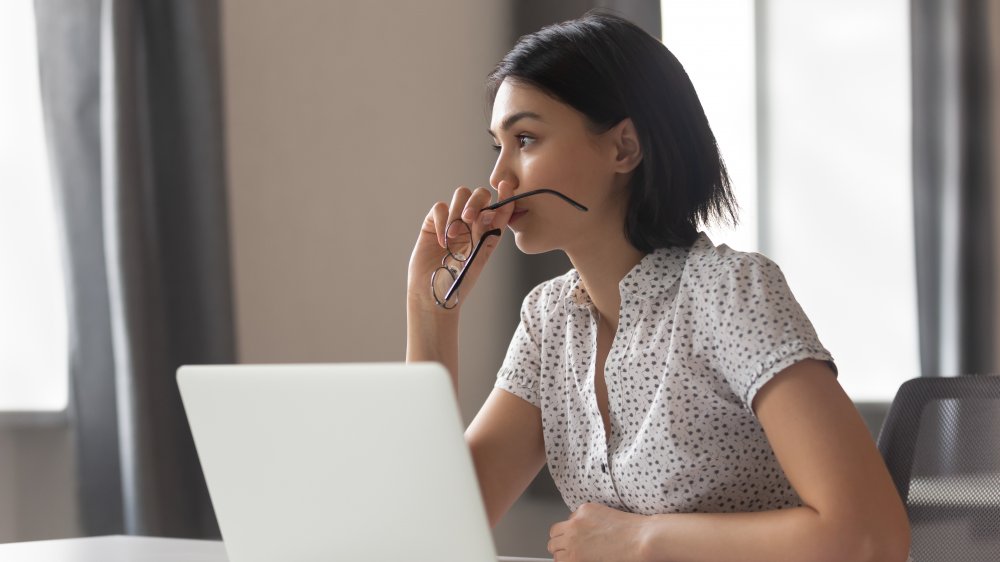 woman on laptop