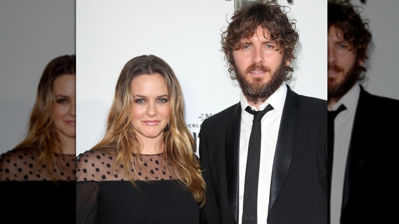 Alicia Silverstone and Christopher Jarecki at the "Book of Mormon" in 2012