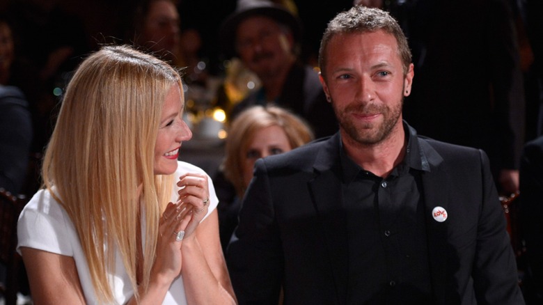 Gwyneth Paltrow and Chris Martin at a charity event in 2014