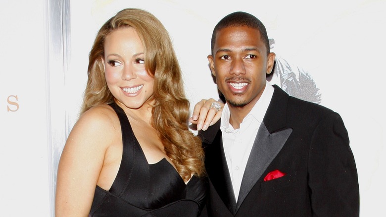 Mariah Carey and Nick Cannon at a screening of "Precious" in 2009