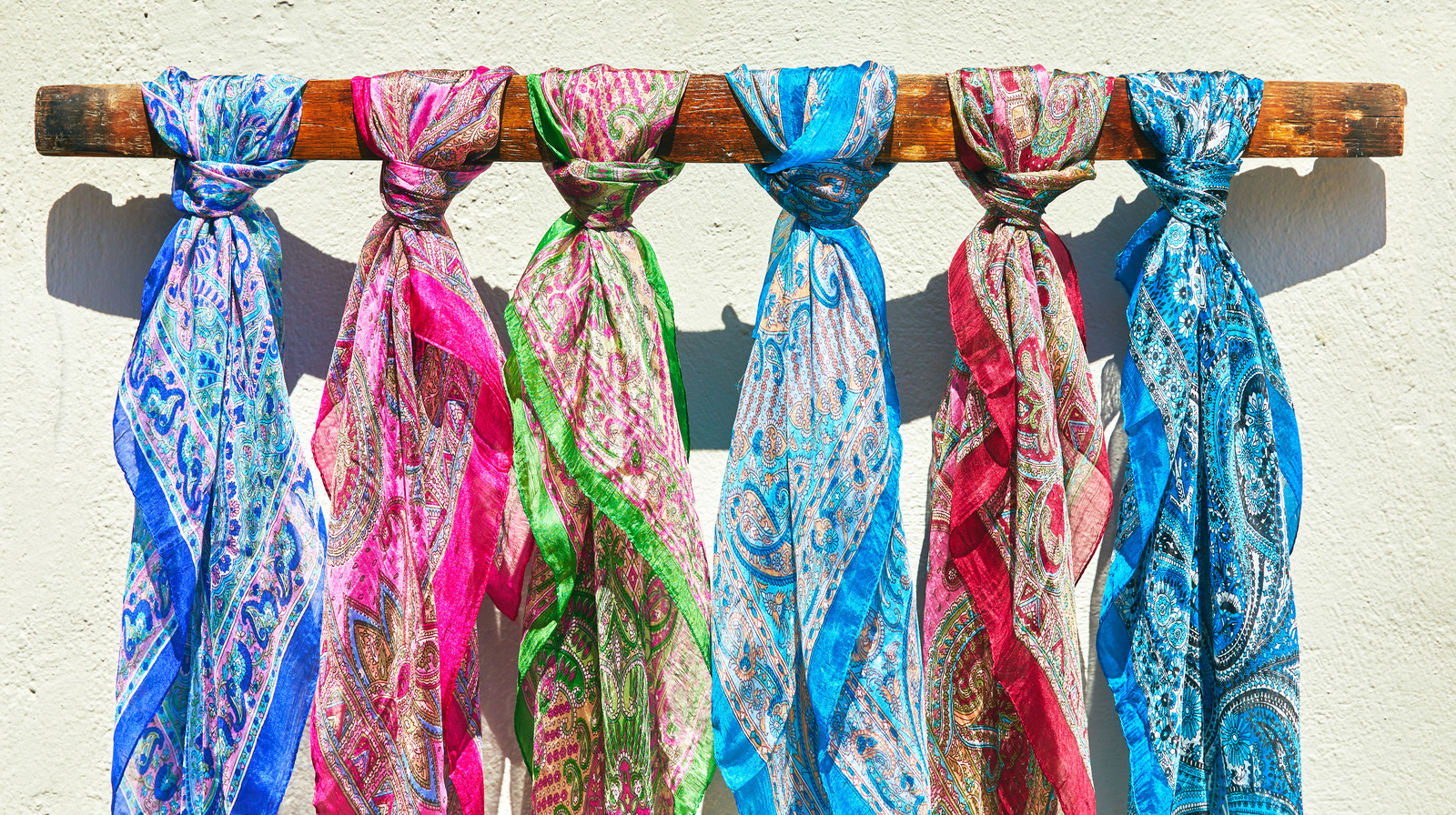 How to tie a silk scarf — Trove Fashion