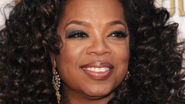 Oprah Winfrey on the red carpet