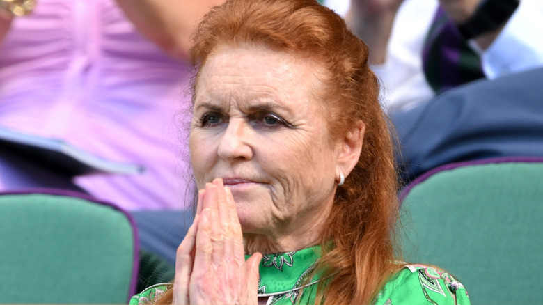 Sarah Ferguson at Wimbledon