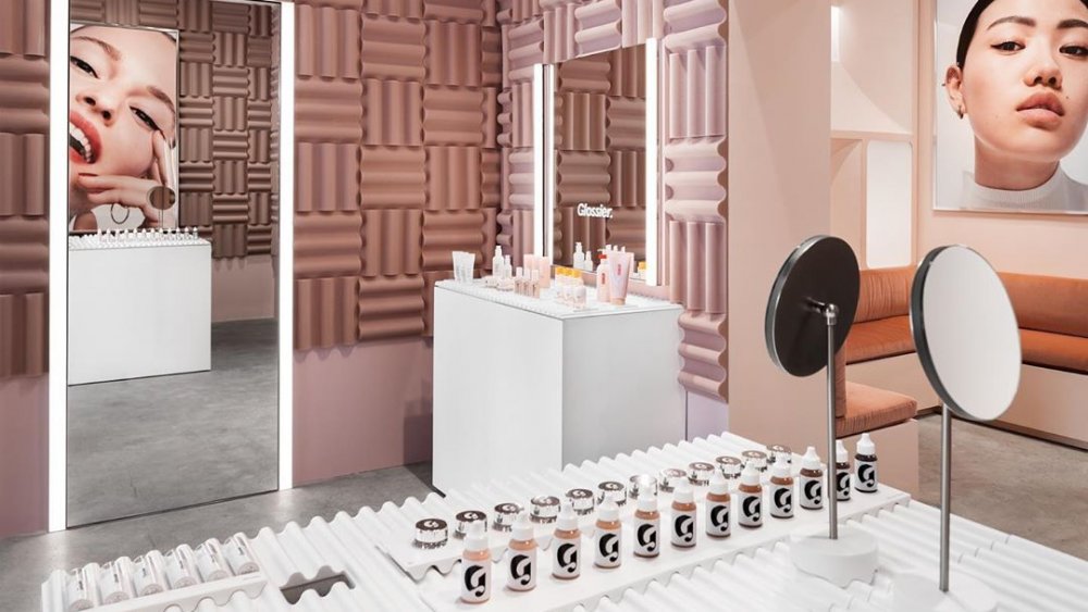 Glossier Atlanta interiors