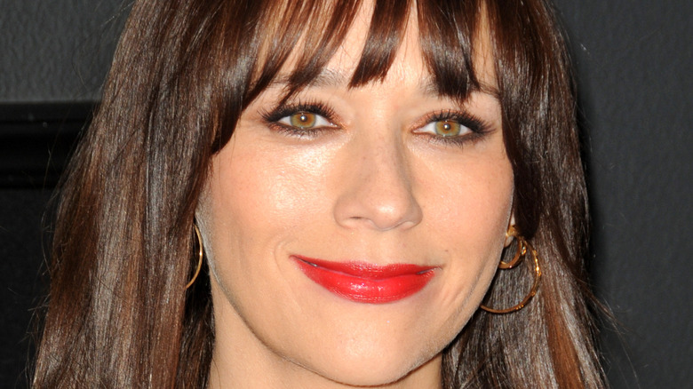 Rashida Jones smiles at an event