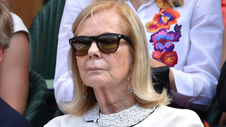 The Duchess of Kent wearing sunglasses 