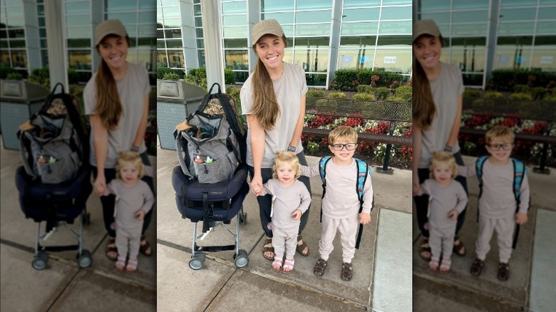 Joy Forsyth and children